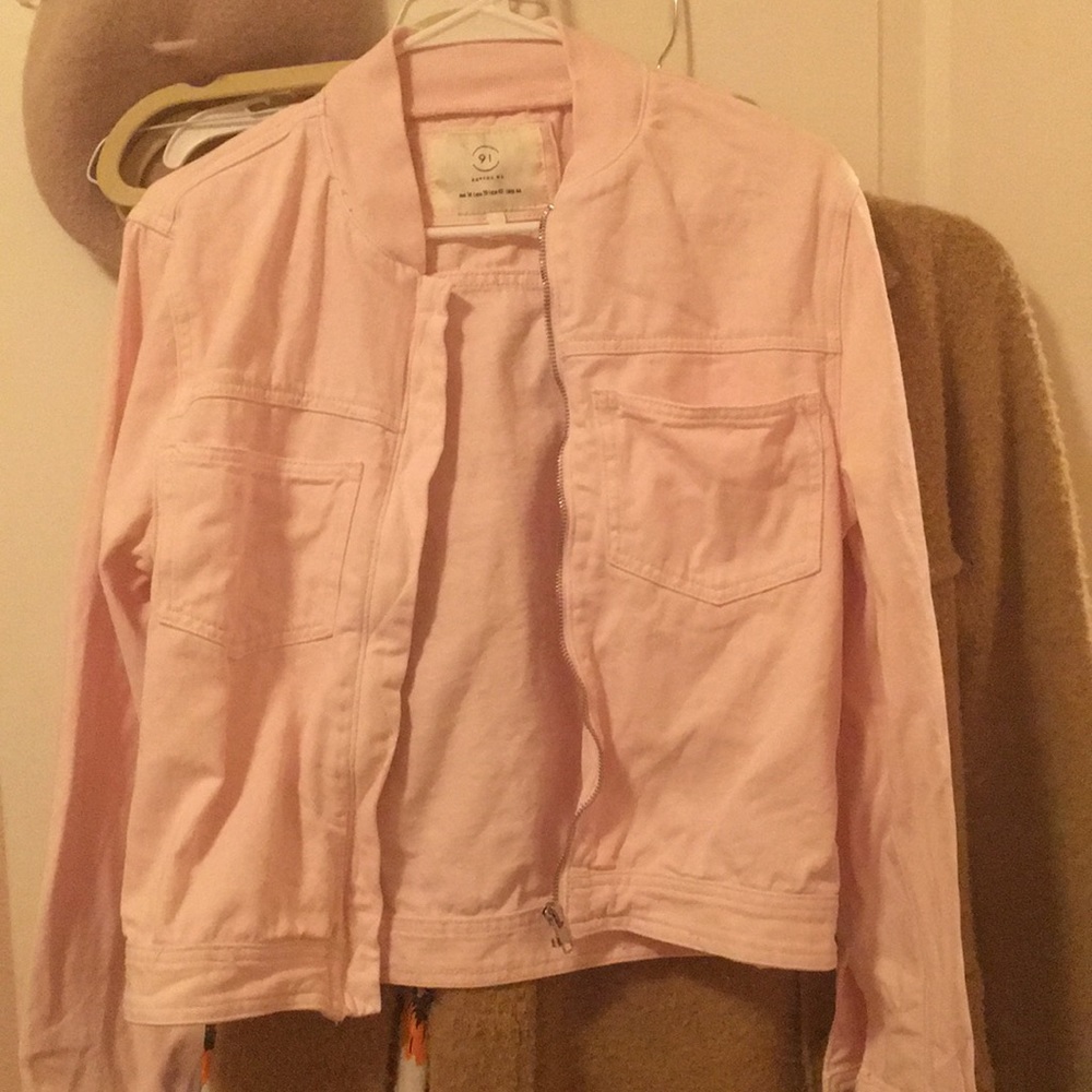 Pink Jean Jacket